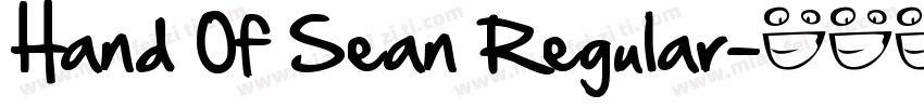 Hand Of Sean Regular字体转换